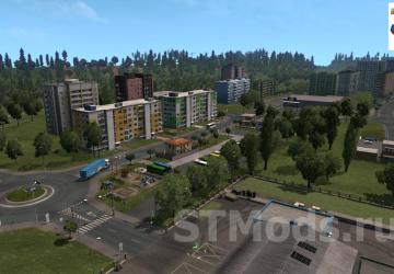 Map New Slovakia Map version 29.0 for Euro Truck Simulator 2 (v1.47.x)