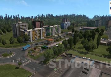 New Slovakia Map version 32.0 for Euro Truck Simulator 2 (v1.48.x)