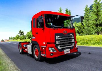 New UD Quon version 1.2 for Euro Truck Simulator 2 (v1.38.x)