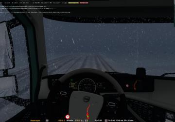 Nice Winter Addon for Frosty Winter Weather Mod v1.0 for Euro Truck Simulator 2 (v1.49.x)