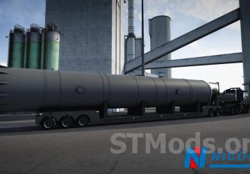 Nicolas Tractomas TR8X8 + Line Large Load Trailer v1.1 for Euro Truck Simulator 2 (v1.49.x)