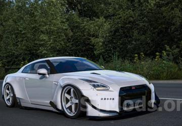 Nissan GTR 2017 version 1.3 for Euro Truck Simulator 2 (v1.47.x)