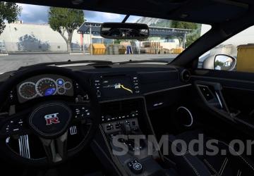 Nissan GTR 2017 version 1.4 for Euro Truck Simulator 2 (v1.48.x)