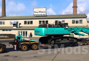 Lowboy BBM Trailer EB5 version 3.4.2 for Euro Truck Simulator 2 (v1.54.x)