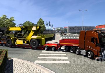 Lowboy BBM Trailer EB5 version 3.4.2 for Euro Truck Simulator 2 (v1.54.x)