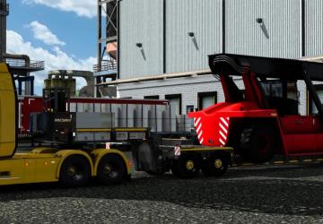 Lowboy BBM Trailer LB4 version 1.0 for Euro Truck Simulator 2 (v1.54.x)