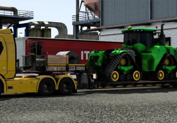 Lowboy BBM Trailer LB4 version 1.0 for Euro Truck Simulator 2 (v1.54.x)