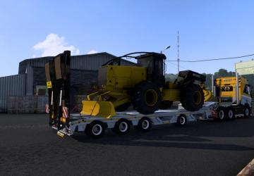 Lowboy BBM Trailer PE3F1 version 1.0 for Euro Truck Simulator 2 (v1.54.x)