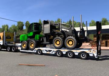 Lowboy BBM Trailer PE3F1 version 1.0 for Euro Truck Simulator 2 (v1.54.x)