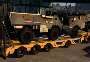 Lowboy BBM Trailer PE3F1 version 1.0 for Euro Truck Simulator 2 (v1.54.x)