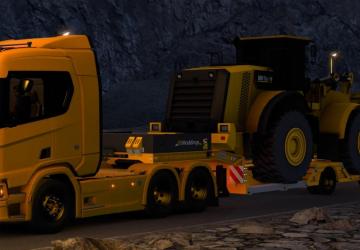 Lowboy BBM Trailer PE3F1 version 1.0 for Euro Truck Simulator 2 (v1.54.x)