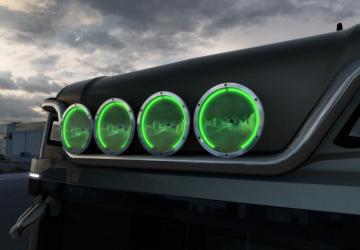 NkD LED & AUX Light version 4.1 for Euro Truck Simulator 2 (v1.47.x, 1.48.x)