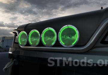 NkD LED & AUX Light version 4.3 for Euro Truck Simulator 2 (v1.49.x)