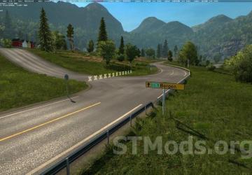 No Barrier version 1.2 for Euro Truck Simulator 2 (v1.48.x)