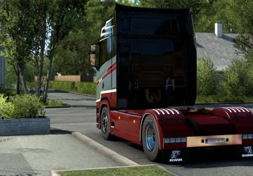 Noll&Fils Scania S580 Paintjob version 1.0 for Euro Truck Simulator 2 (v1.40.x, 1.41.x)