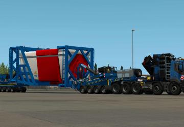 Nooteboom Wind Blade special and regular transport v1.0 for Euro Truck Simulator 2 (v1.36.x, - 1.38.x)