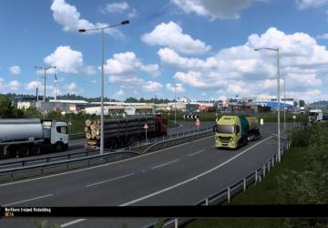 Map Northern Ireland Rebuilding version 1.0 for Euro Truck Simulator 2 (v1.46.x)