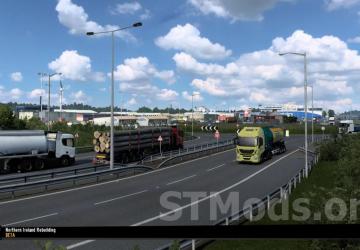 Map Northern Ireland Rebuilding version 0.55 for Euro Truck Simulator 2 (v1.48.x)