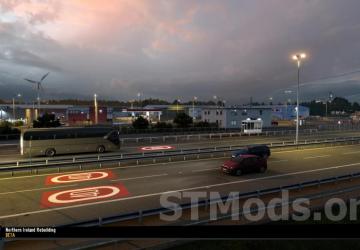 Map Northern Ireland Rebuilding version 0.55 for Euro Truck Simulator 2 (v1.48.x)
