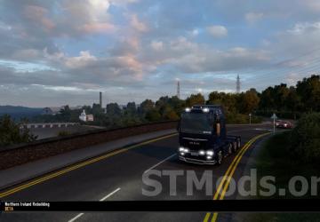 Map Northern Ireland Rebuilding version 0.55 for Euro Truck Simulator 2 (v1.48.x)