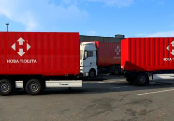 Nova Poshta version 1.0 for Euro Truck Simulator 2 (v1.42.x)
