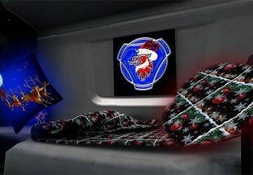 New Year Combo Skin for Scania 201 version 1.0 for Euro Truck Simulator 2 (v1.43.x)