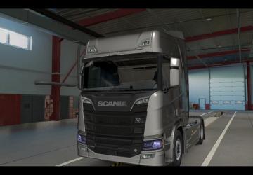 New Headlights for Scania Next-Gen R&S Trucks v1.2.1 for Euro Truck Simulator 2 (v1.40.x)