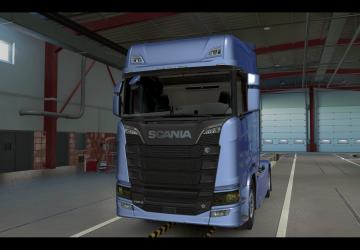 New Headlights for Scania Next-Gen R&S Trucks v1.2.1 for Euro Truck Simulator 2 (v1.40.x)