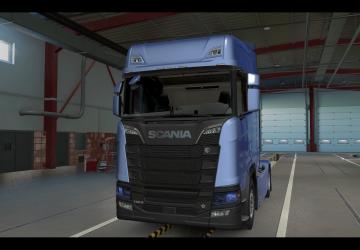 New Headlights for Scania Next-Gen R&S Trucks v1.2.1 for Euro Truck Simulator 2 (v1.40.x)