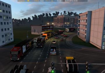 New Trailers in Traffic version 1.0 for Euro Truck Simulator 2 (v1.43.x)