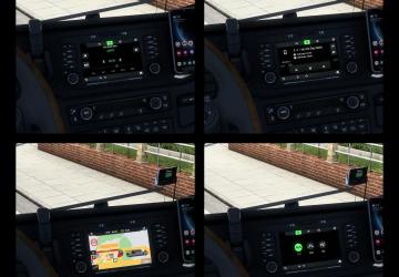 New options for truck multimedia screens version 1.0 for Euro Truck Simulator 2 (v1.46.x)