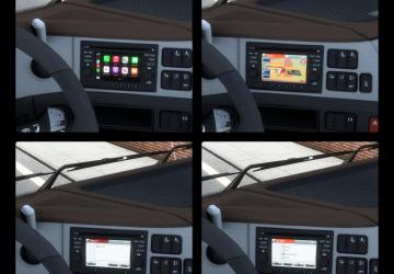 New options for truck multimedia screens version 1.0 for Euro Truck Simulator 2 (v1.46.x)
