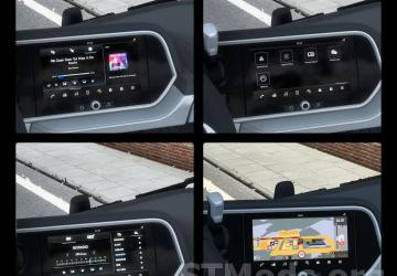 New options for truck multimedia screens version 1.1 for Euro Truck Simulator 2 (v1.47.x)
