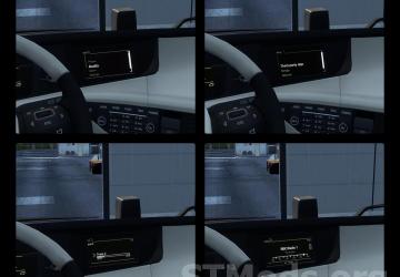 New options for truck multimedia screens version 1.1 for Euro Truck Simulator 2 (v1.47.x)