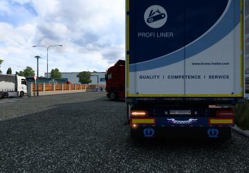 New Bumper for Krone Cooliner and Profiliner v1.3.1 for Euro Truck Simulator 2 (v1.40.x)