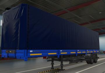 New NEFAZ-9334 Trailer Pack version приват for Euro Truck Simulator 2 (v1.47)
