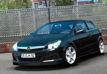 Opel Astra H GTC/OPC version 1.9 for Euro Truck Simulator 2 (v1.43.x)