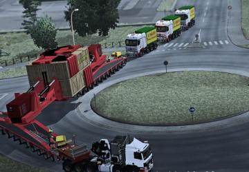 Oversize Convoi Industrial Cable Reel version 1.01 for Euro Truck Simulator 2 (v1.41.x, 1.42.x)