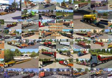 Overweight Trailers and Cargo Pack version 10.5 for Euro Truck Simulator 2 (v1.43.x)
