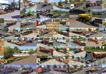 Overweight Trailers and Cargo Pack version 11.9 for Euro Truck Simulator 2 (v1.48.x)