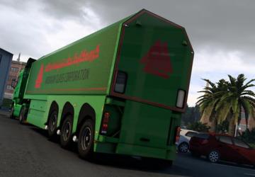 Ownable Glass Trailer version 1.0 for Euro Truck Simulator 2 (v1.43.x)