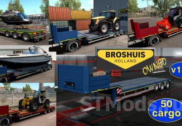 Ownable Trailer Broshuis version 1.2.14 for Euro Truck Simulator 2 (v1.48.x)