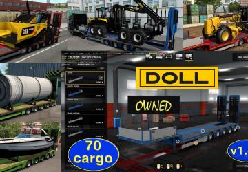 Ownable Trailer Doll Panther version 1.4.10 for Euro Truck Simulator 2 (v1.43.x)