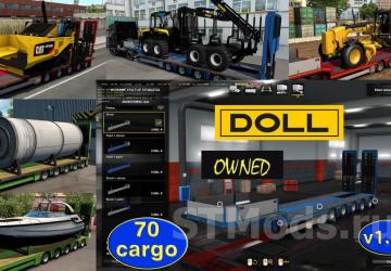 Ownable Trailer Doll Panther version 1.4.15 for Euro Truck Simulator 2 (v1.48.x)