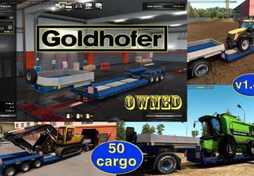 Ownable trailer Goldhofer version 1.4.9 for Euro Truck Simulator 2 (v1.43.x)