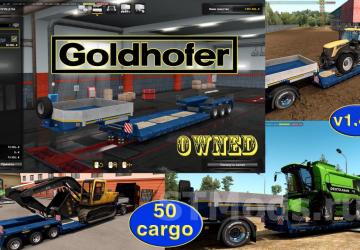 Ownable trailer Goldhofer version 1.4.13 for Euro Truck Simulator 2 (v1.47.x)