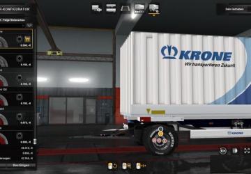 Owned Trailer Lafette version 1.0 for Euro Truck Simulator 2 (v1.33.x, - 1.35.x)