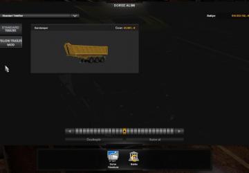 Ownership Yellow Tipper Trailer version 1.0 for Euro Truck Simulator 2 (v1.35.x)