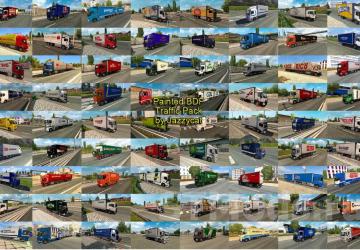 Painted BDF Traffic Pack version 14.4 for Euro Truck Simulator 2 (v1.47.x)