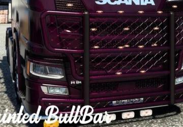 Painted Bull Bar version 1.1 for Euro Truck Simulator 2 (v1.43.x)